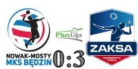 Wynik meczu: Nowak-Mosty MKS Bdzin vs. ZAKSA Kdzierzyn-Kole  0:3