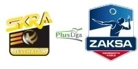 Logo nastpnego meczu: PGE GiEK Skra Belchatw vs. ZAKSA Kdzierzyn-Kole w ramach 21 kolejki PlusLigi w sezonie 2024/2025