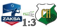 Wynik  meczu: ZAKSA K�dzierzyn-Ko�le vs. InPost ChKS Che�m 1:3 w ramach 13. kolejki PlusLigi