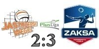 Wynik  meczu: JSW Jastrz�bski W�giel vs. ZAKSA K�dzierzyn-Ko�le 2:3 w ramach 17. kolejki PlusLigi