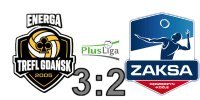 Wynik poprzedniego meczu: Energia Trefl Gda�sk vs. ZAKSA K�dzierzyn-Ko�le  3:2 w ramach 7. kolejki PlusLigi