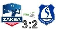 Wynik  meczu: ZAKSA K�dzierzyn-Ko�le vs. �lepsk Malow Suwa�ki  3:2 w ramach 8. kolejki PlusLigi